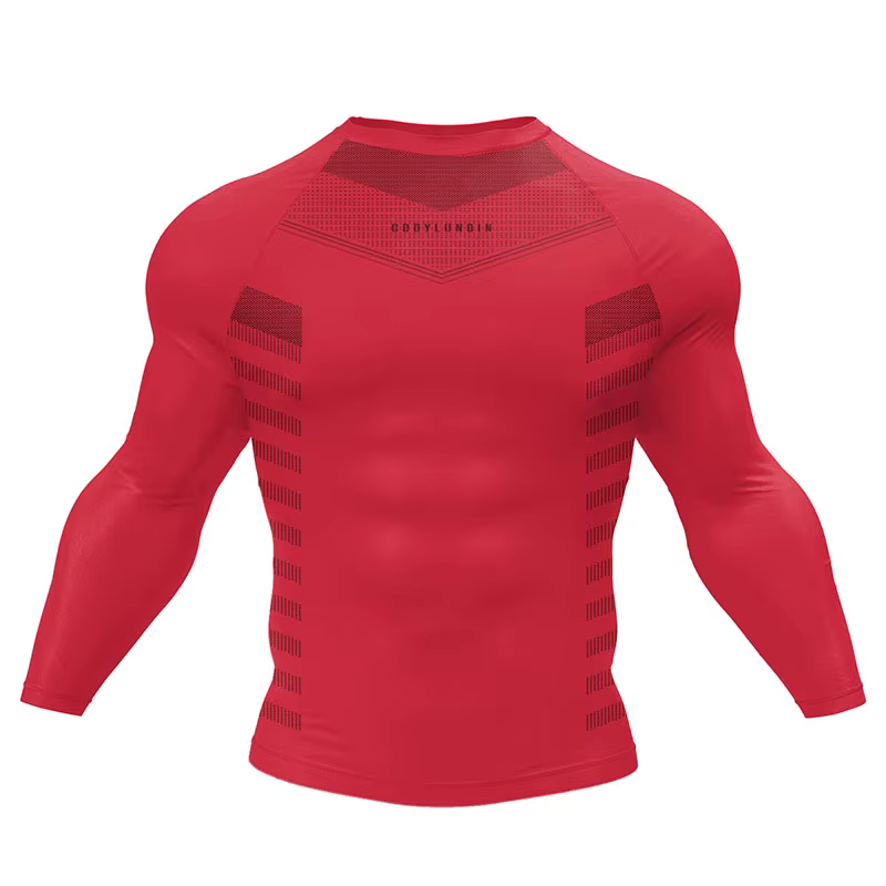 Cody Lundin vêtements de Compression hommes musculation Sport T-shirt chemise à séchage rapide homme