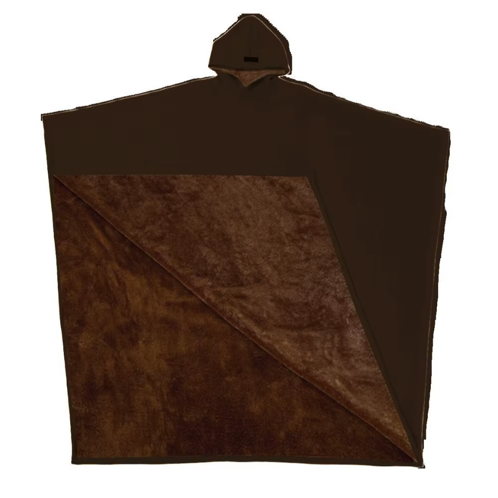 Bonne qualité Indio Cape à capuche Punk ample couleur unie cape haut couverture avec chapeau hommes 