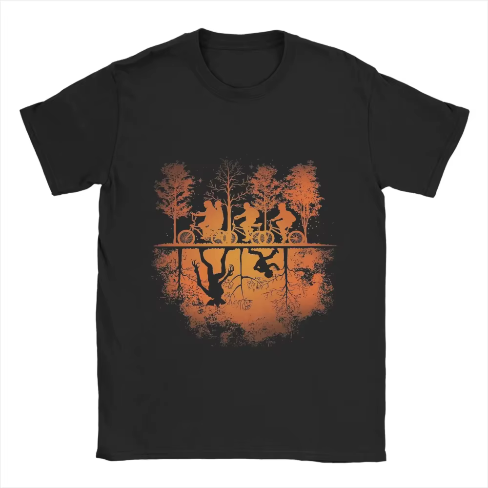 T-shirt décontracté à manches courtes pour homme Stranger Hawkins Party Tour – Style urbain estival 
