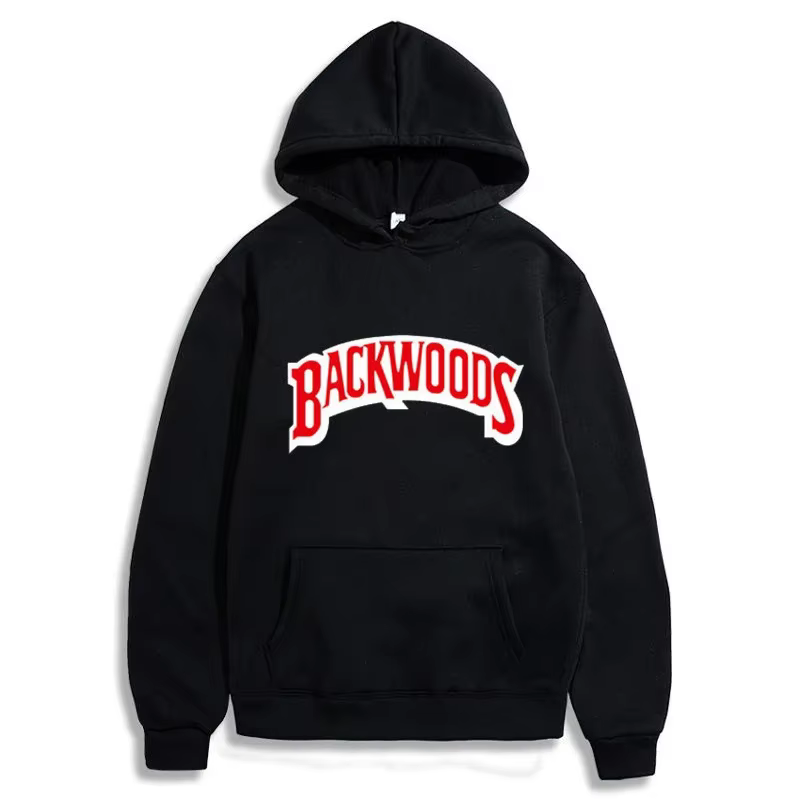 Sweat-shirt à capuche Backwoods pour homme et femme, imprimé unisexe, style streetwear hip-hop, mode