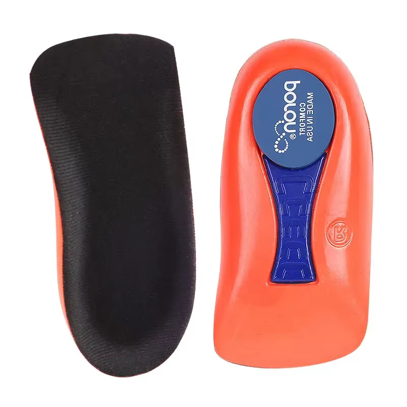 Baskets demi-semelles intérieures pour pieds, Absorption des chocs, élasticité, soutien de la voûte 