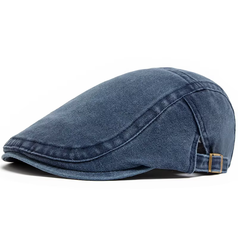 Offre spéciale Vintage peintre béret unisexe mode plat visière casquette décontracté automne rétro c