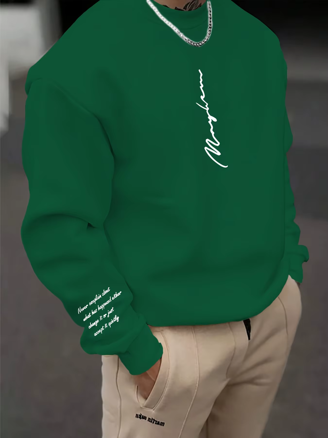 Sweat à capuche décontracté pour hommes, tissu tricoté 100% polyester, léger élasticité, coupe régul