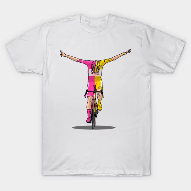 T-shirt décontracté tendance été Giro et Le Tour Tadej Pogacar, marque de luxe pour hommes et femmes
