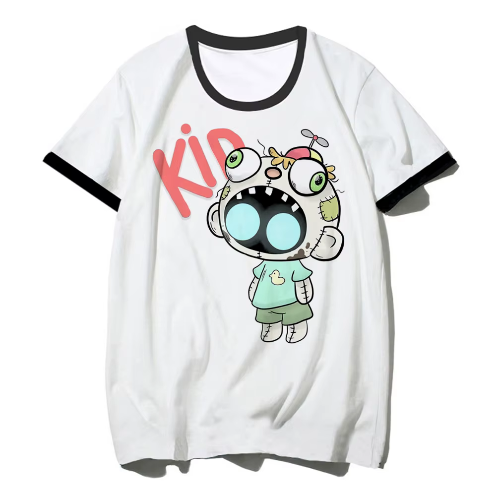 T-shirt graphique Invader Zim pour femmes, vêtements pour filles, Y2K