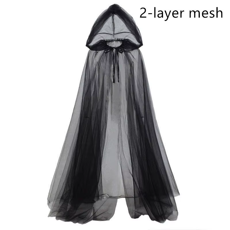Cape suspendue Cape Costume Halloween fantôme Cosplay Costume Cape adulte pleine longueur Cape trans