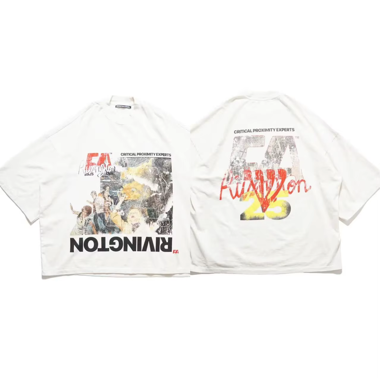 Surdimensionné RRR 123 hommes Nature CVA T-shirt hommes femmes été Style lavé hauts T-shirt RRR123 T