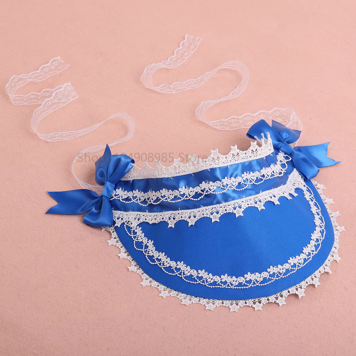 Bonnet Lolita en dentelle, couvre-chef victorien fait à la main, magnifique chapeau de soleil gothiq
