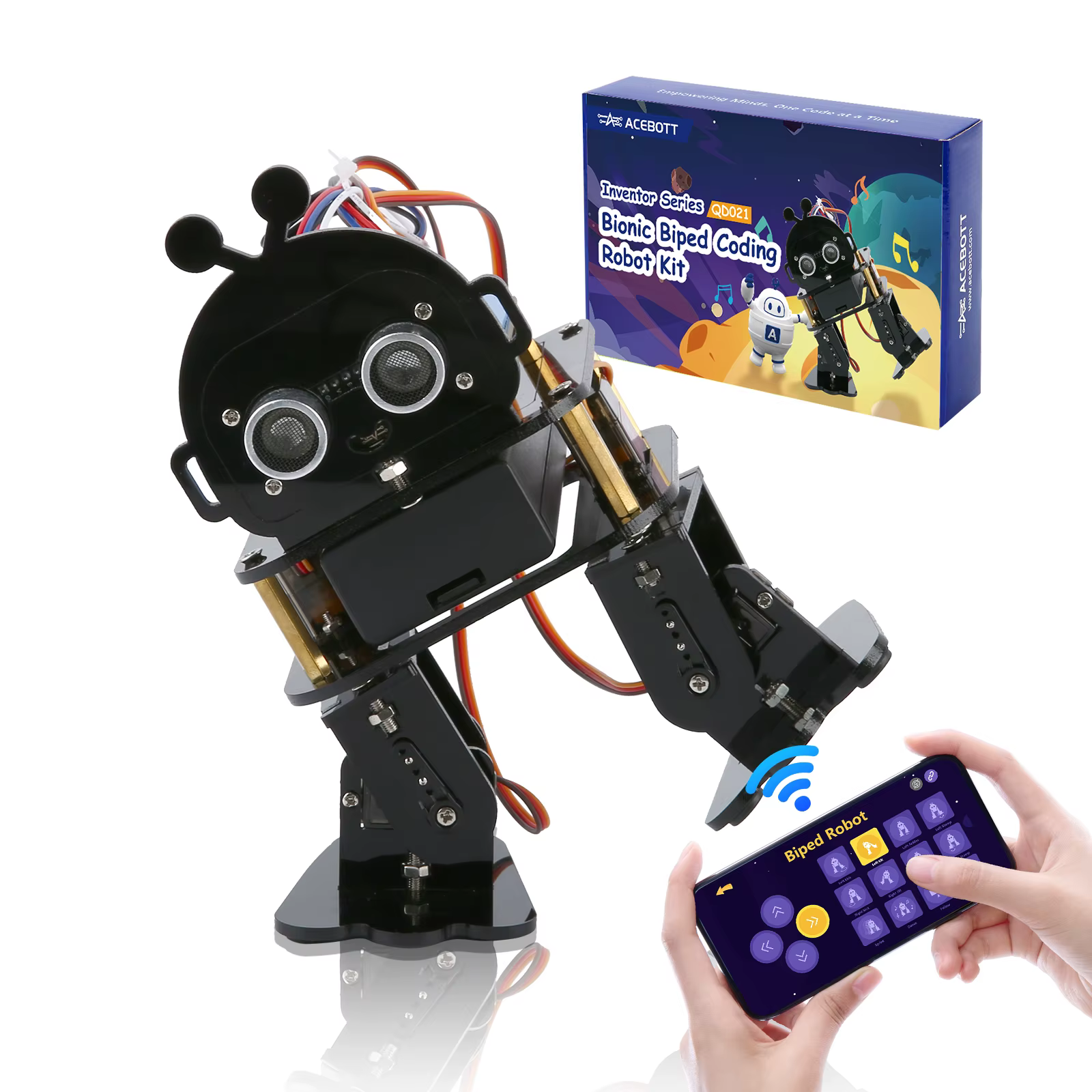 ACEBOTT-Kit de robot bionique pour Ardu37ESP32, jouet phtalélectronique à monter soi-même, avec prog