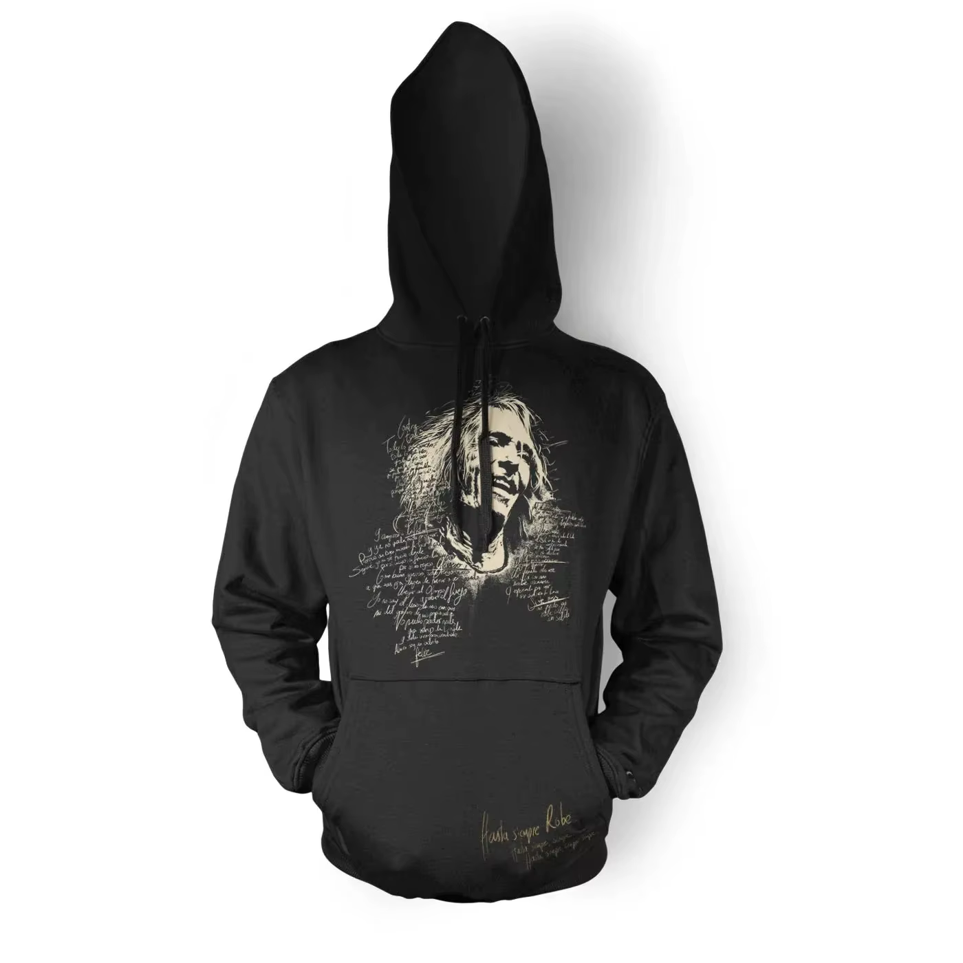 High Street Harajuku Streetwear Heart on Fire Extremoduro Rock Band Hoody Oversized Y2k Hommes Femme