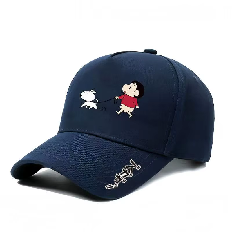 Casquette de baseball Crayon Shin-chan, tendance et polyvalente pour hommes et femmes, chapeau de so