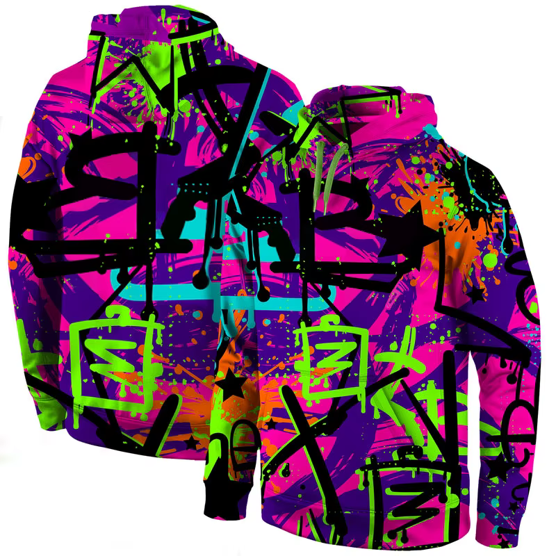 Sweats à capuche College 3D Harajuku pour hommes et femmes, sweats à capuche PVD, survêtements Hip H