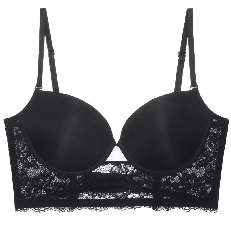 Soutien-gorge dos nu Invisible Bralette dentelle soutiens-gorge de mariage bas dos sous-vêtements Pu
