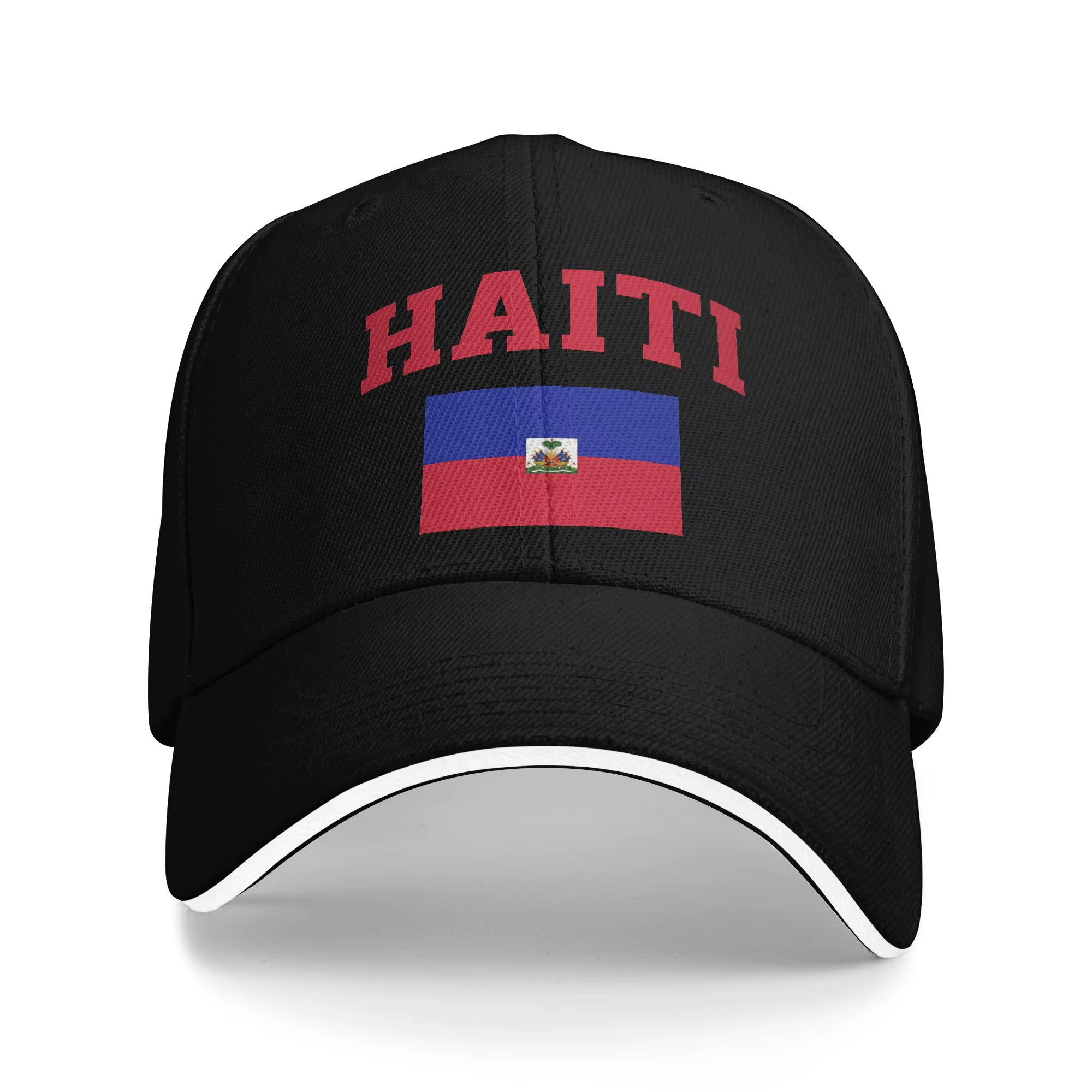 Casquette de baseball d'été avec drapeau haïtien, design mignon y2k, style tennis et skate, casquett