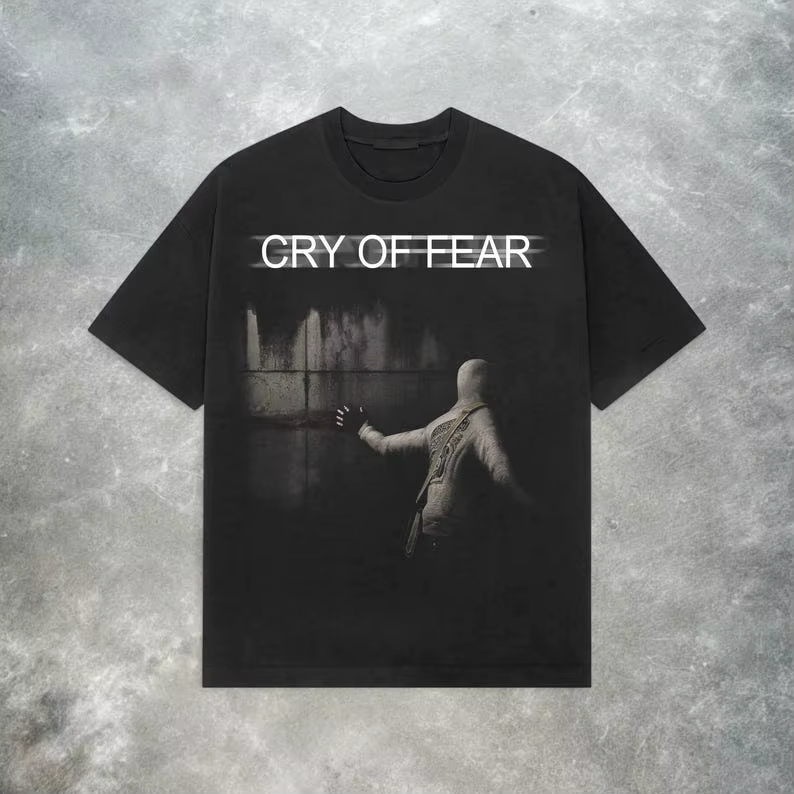 T-shirt Cry of Fear, vêtements pour toute l'année, vêtements de caractère, grande taille, unisexe, n