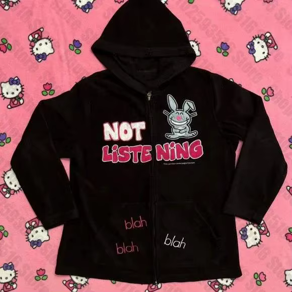 Sweat à capuche zippé avec fermeture éclair pour femme, sweats à capuche, pull, vêtements gothiques,