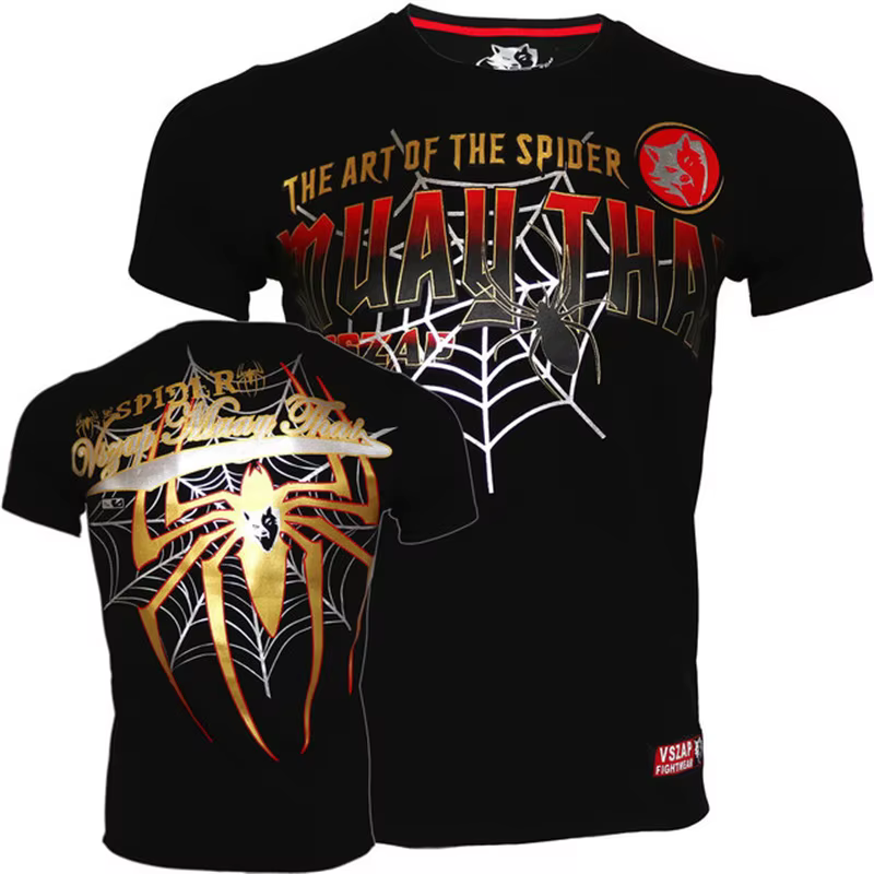 Muay Thai sport hommes T-Shirt drôle impression 3D à manches courtes T-Shirt été décontracté col ron