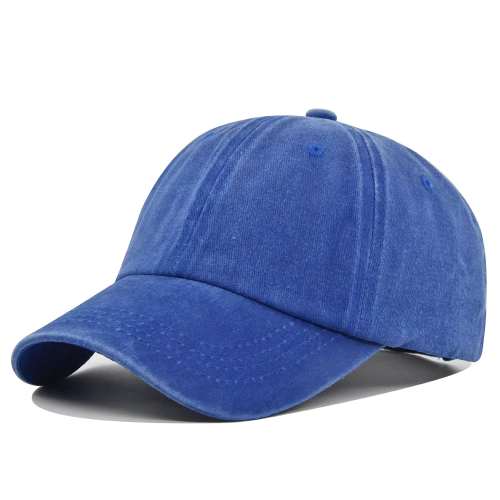 Casquette de Baseball en coton délavé pour hommes et femmes, chapeau à rabat Vintage Hip Hop, couleu