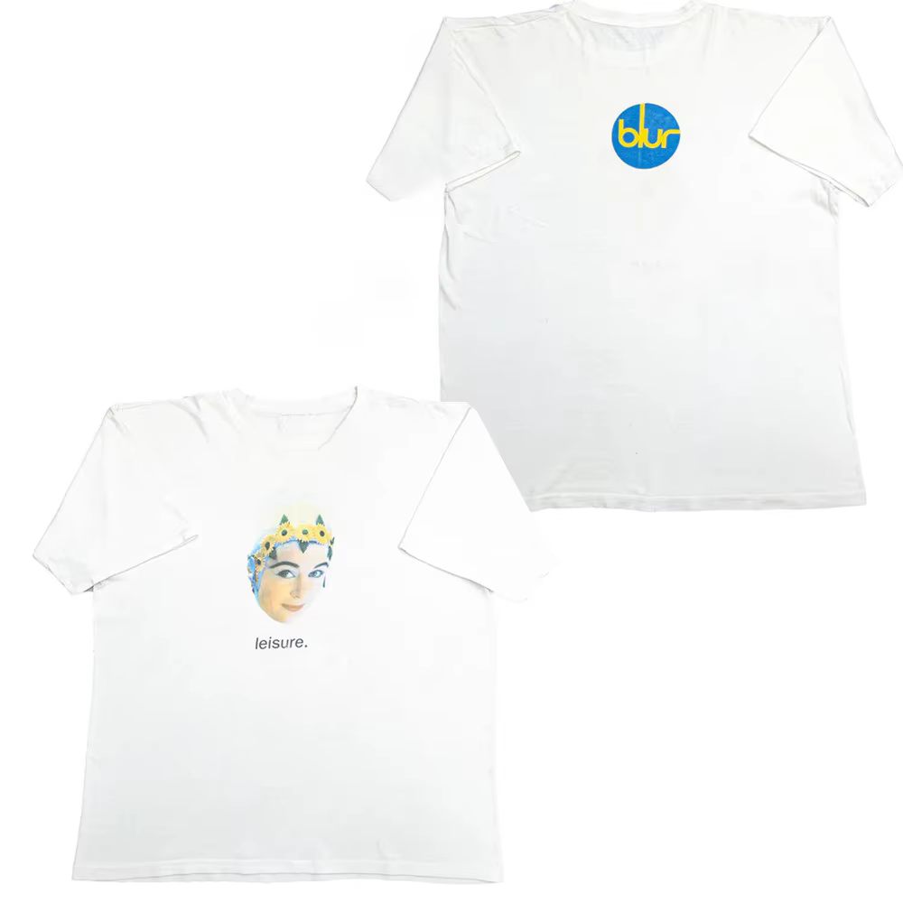 T-shirt décontracté BLUR Blur Band British Rock Punk pour hommes et femmes, marque de luxe, blanc