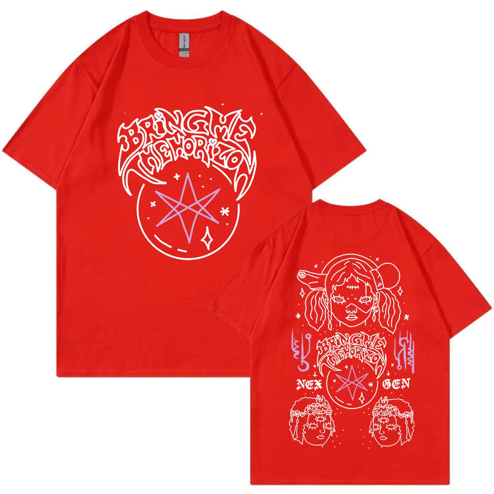 BMTH BringMe TheHorizon Album Post Human Nex Gen T-shirt groupe de Rock en métal lourd hommes mode H