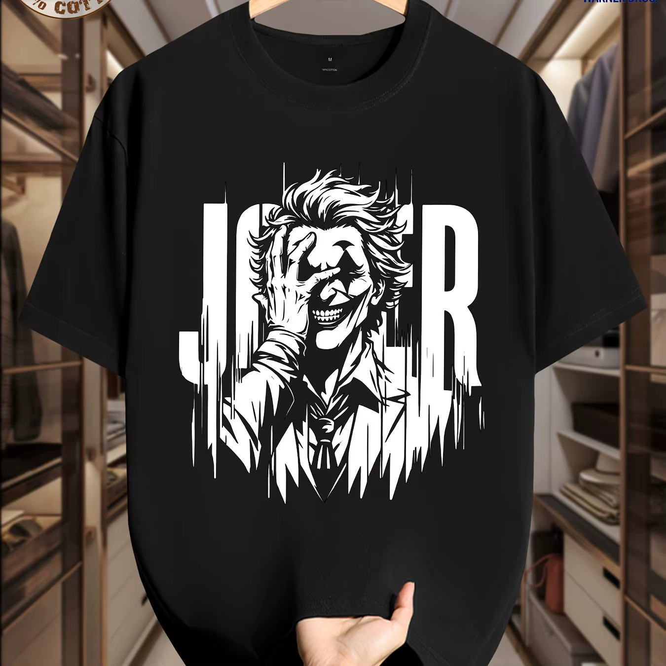 T-shirt Joker à manches courtes pour hommes et femmes au printemps, en été, en automne et en hiver, 