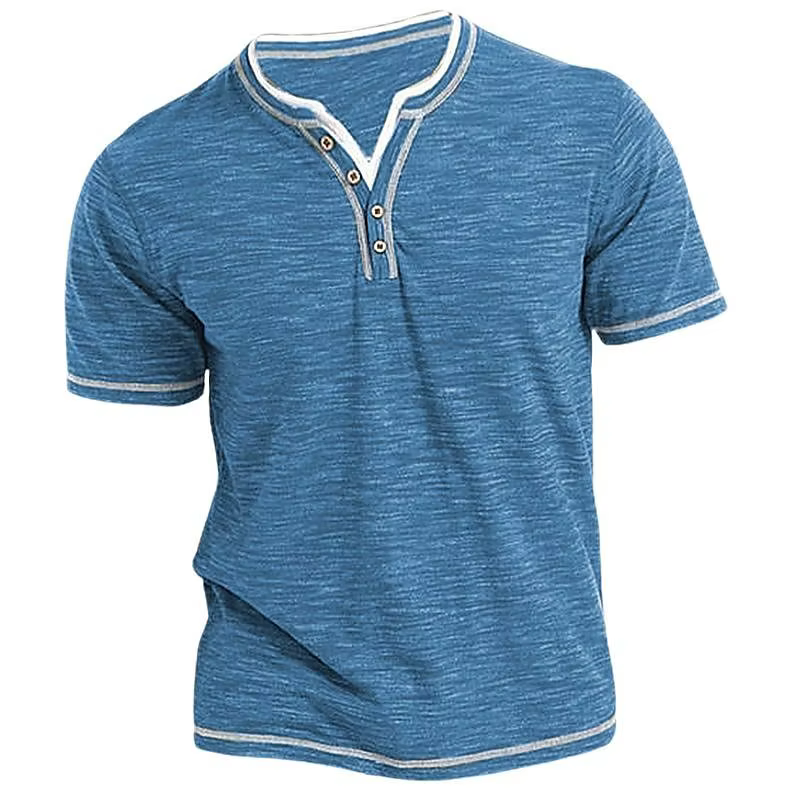 T-shirt à manches courtes pour hommes, confortable, en coton, basique, Slim Fit, décontracté, vêteme