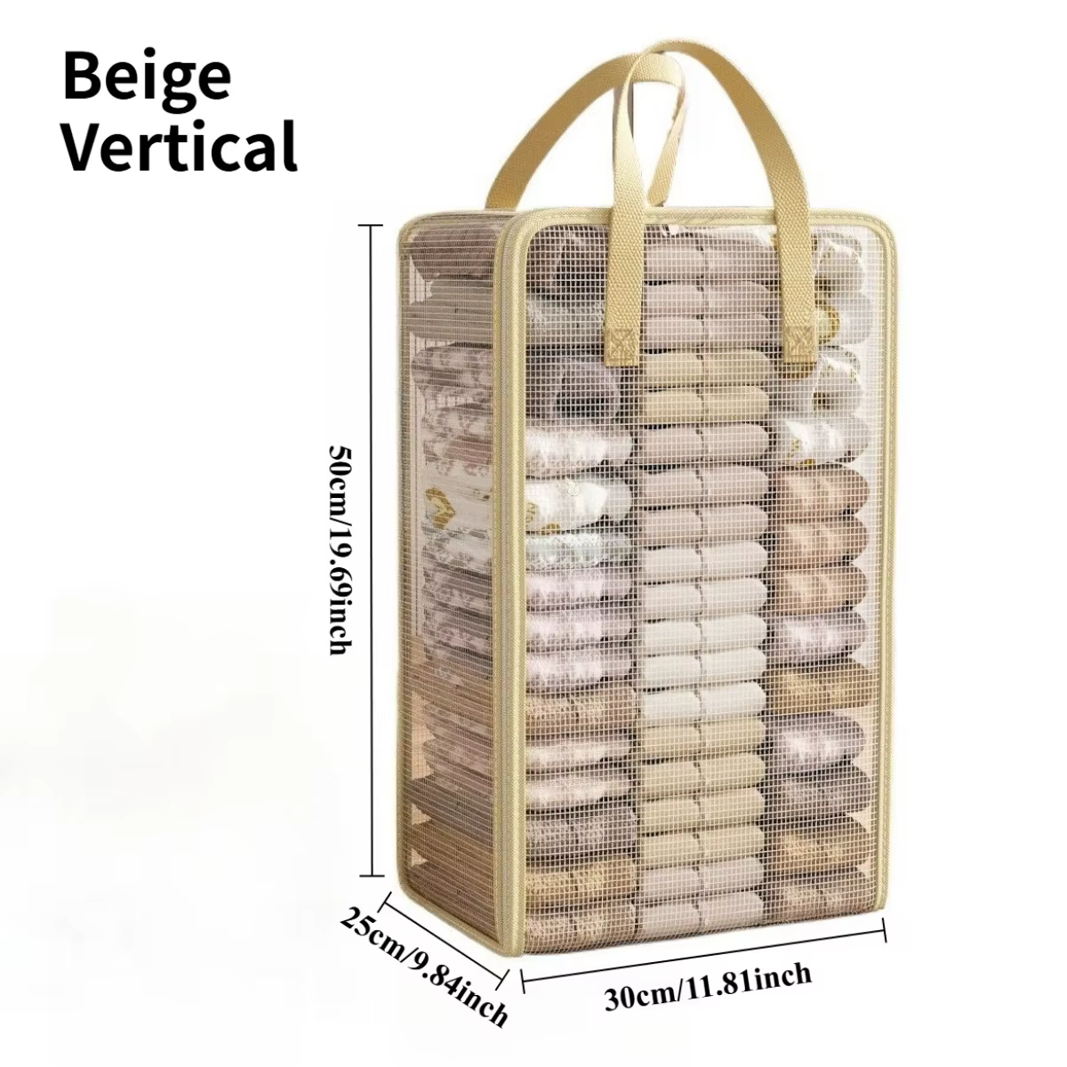 Organisateur de rangement pliable à grande capacité pour vêtements et couettes, sac de rangement qua