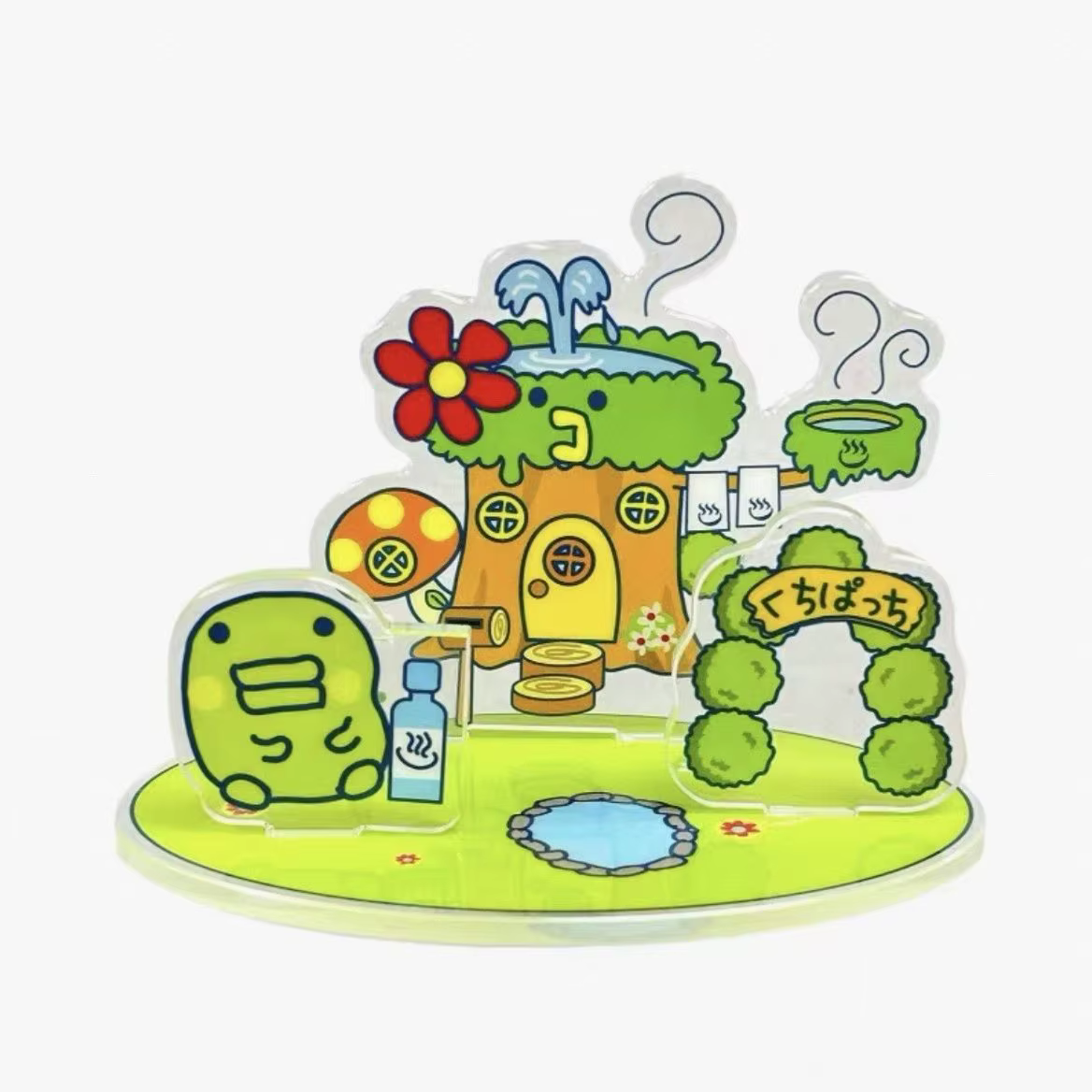 Support en acrylique Tamagotchi Big Mouth Kichi, cadeau amusant, cadeau d'anniversaire, décoration d