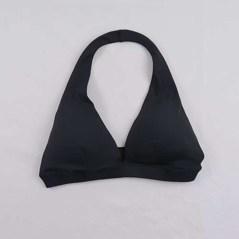 Soutien-gorge Sexy respirant pour femmes, col en v, col suspendu, Cool, sous-vêtements Yoga, Fitness