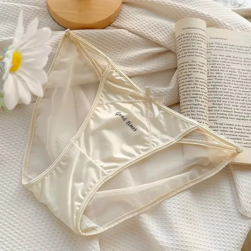 Sous-vêtements pour femmes dentelle Sexy taille basse ceinture mince séchage rapide Style pour femme