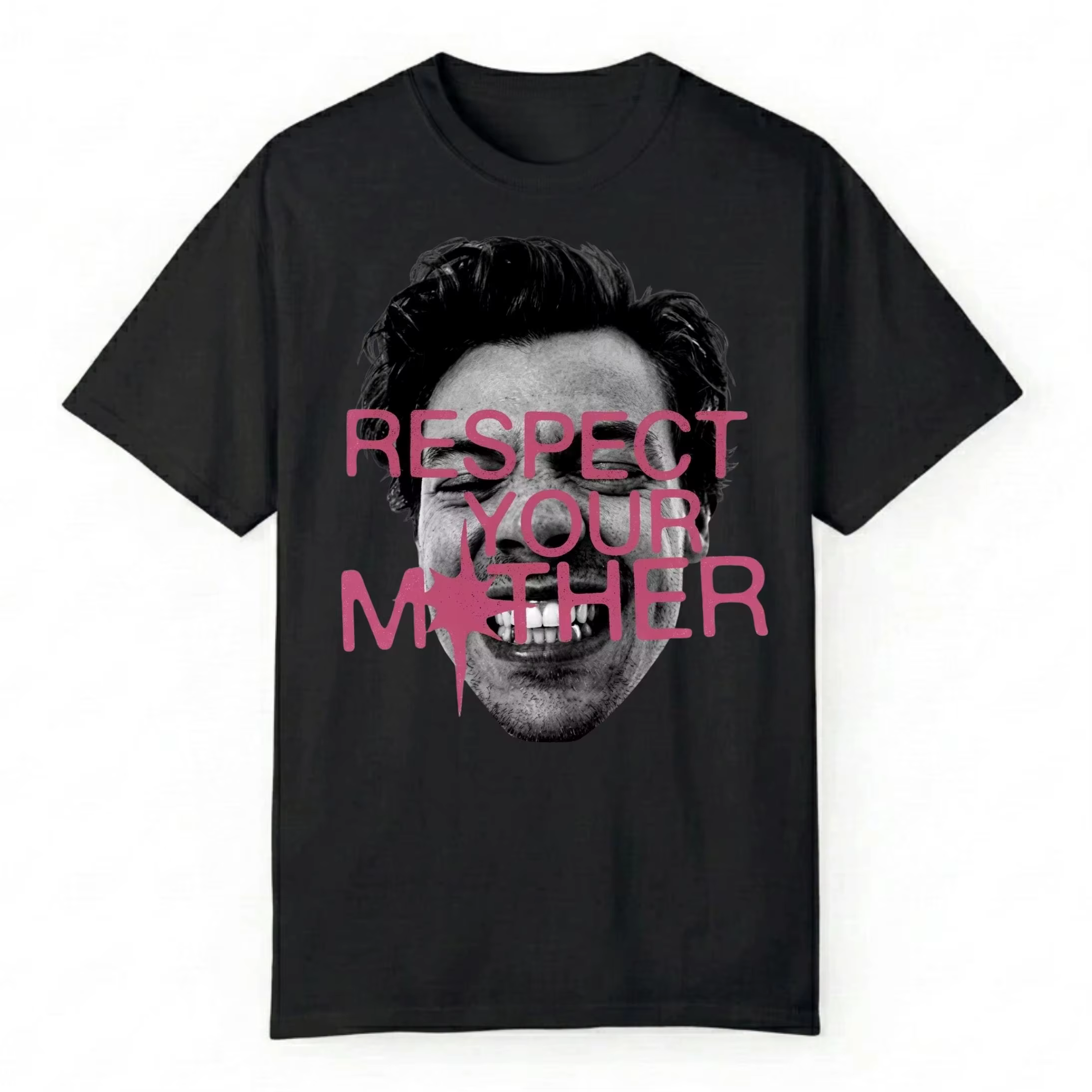 T-shirt unisexe 2026 Harry Styles Respect Your Mother – Vêtement d'été en coton, style vintage, manc