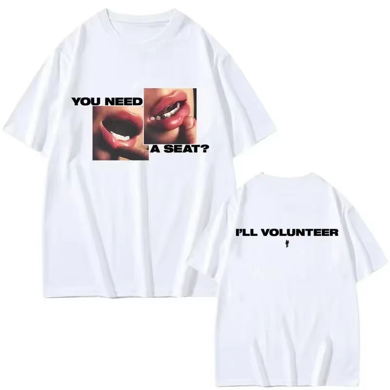 2025 Billie Hit Me dur et doux T-Shirt hommes femmes à manches courtes coton t-shirts de haute quali