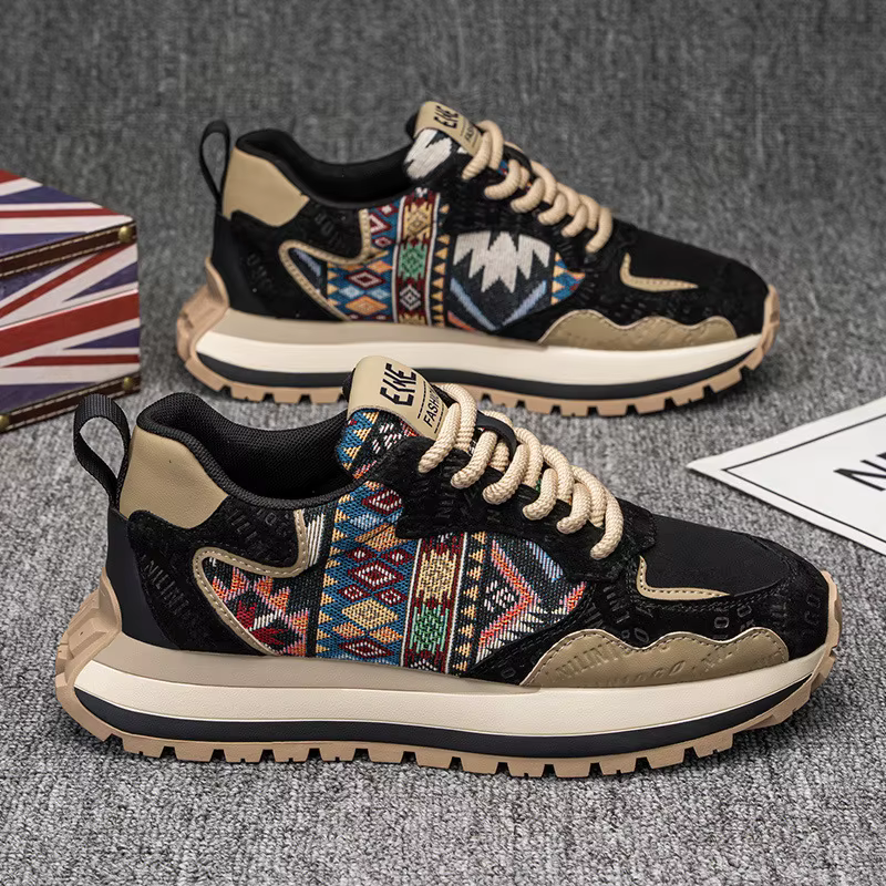Hommes à la mode Sneaker confortable à semelles épaisses chaussures décontractées pour hommes chauss