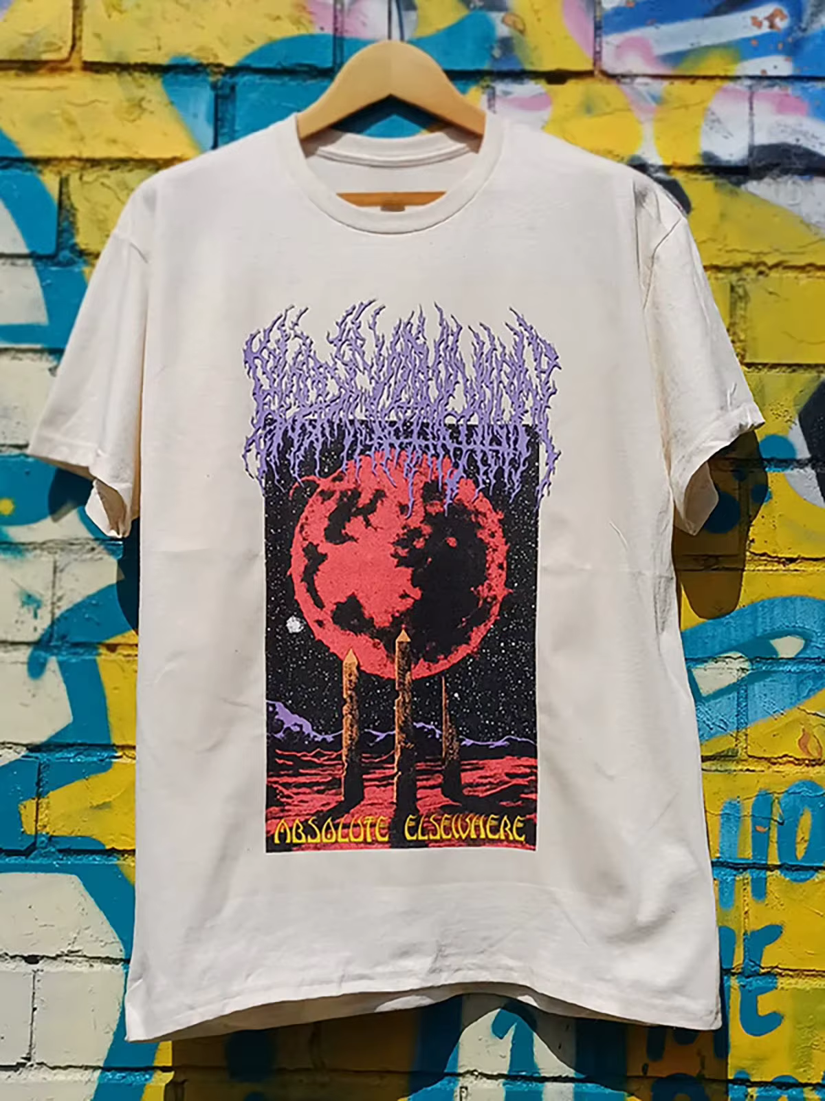 BLOOD INCANTATION - T-shirts pour hommes et femmes, style rock Dark Metal, coupe ample, col droit, n
