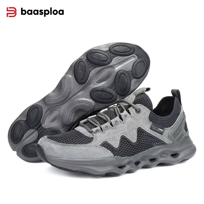 Baasploa – chaussures de randonnée pour hommes, confortables, respirantes, pour la rivière et l'eau,