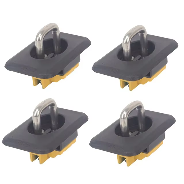 Remorque rétractable pour camion, fixation d'attelage RAM, ancres droites vers le bas, accessoire de