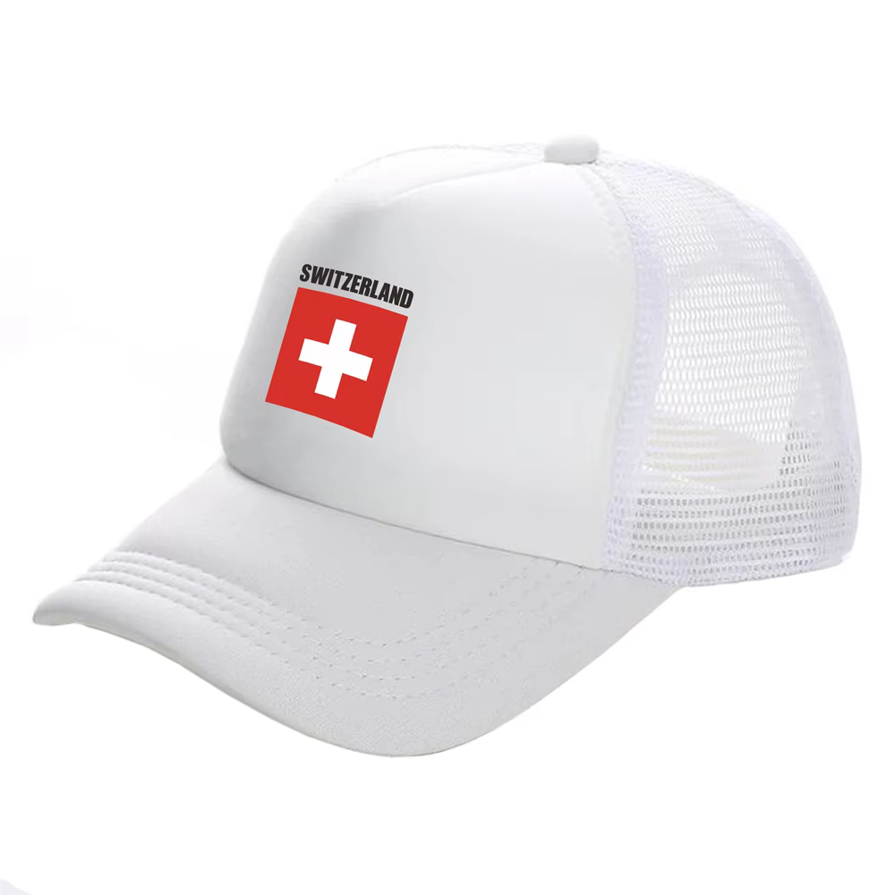 Casquette de camionneur suisse pour homme, chapeau de baseball, unisexe, cool, été