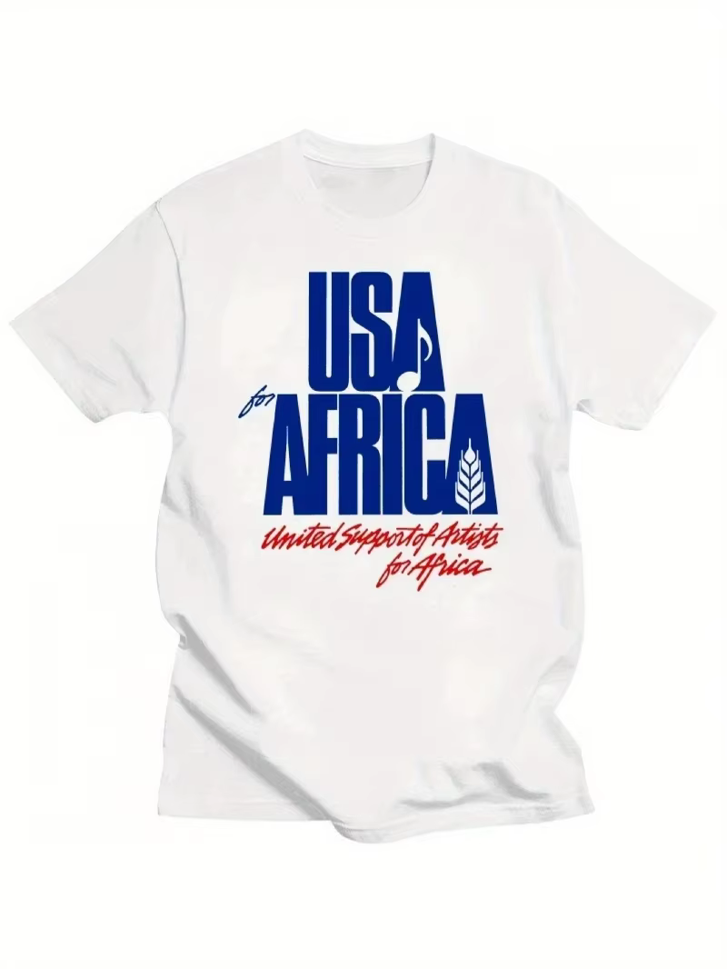 T-shirt pour homme - We Are the World Anniversary Edition, T-shirt au design d'artistes collaborateu