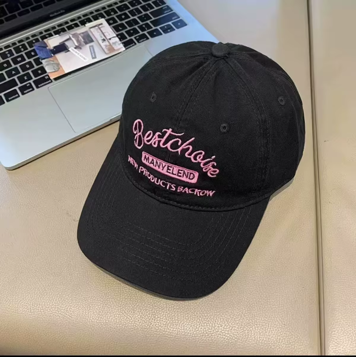 ​ ​ Casquette de Baseball surdimensionnée pour femmes, Design profond, large bord pour grande tête, 