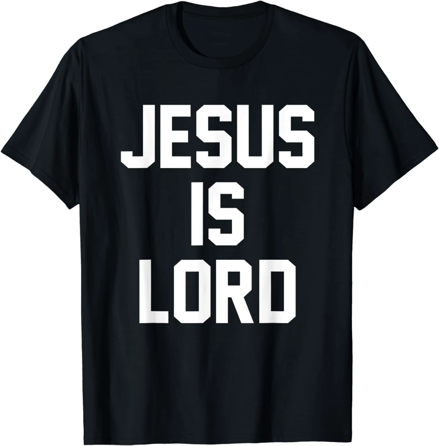 T-shirt homme, streetwear, Jésus est le Seigneur de la foi chrétienne, confiance en Dieu Christ