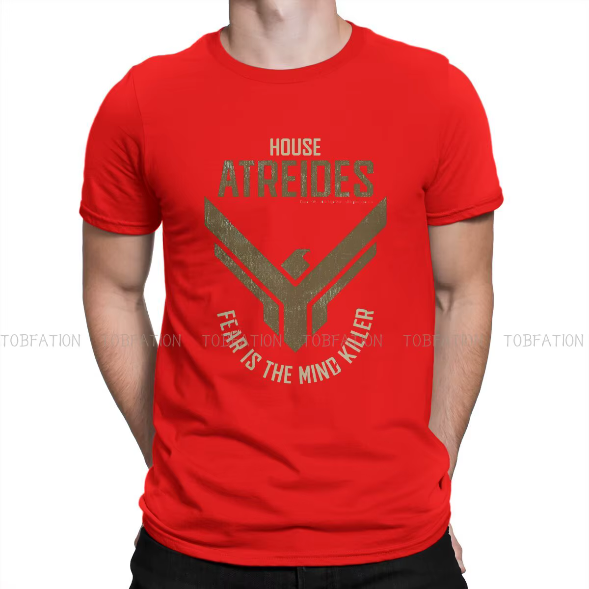 Film Dune House Atreides coton t-shirt Harajuku graphique hommes t-shirt col rond manches courtes