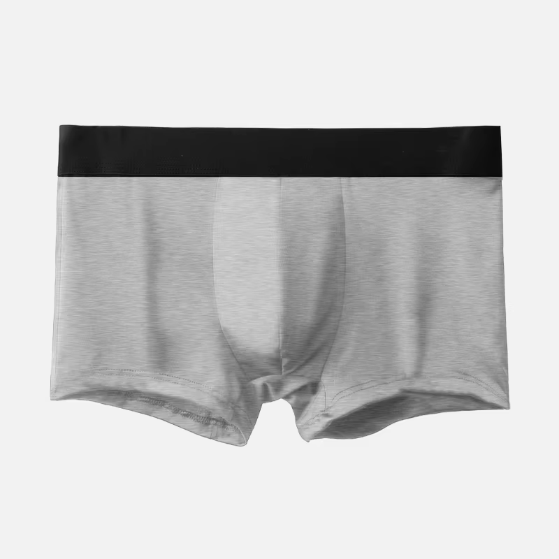 Vente en gros de sous-vêtements pour hommes, pantalons à quatre coins de taille anglaise en soie gla