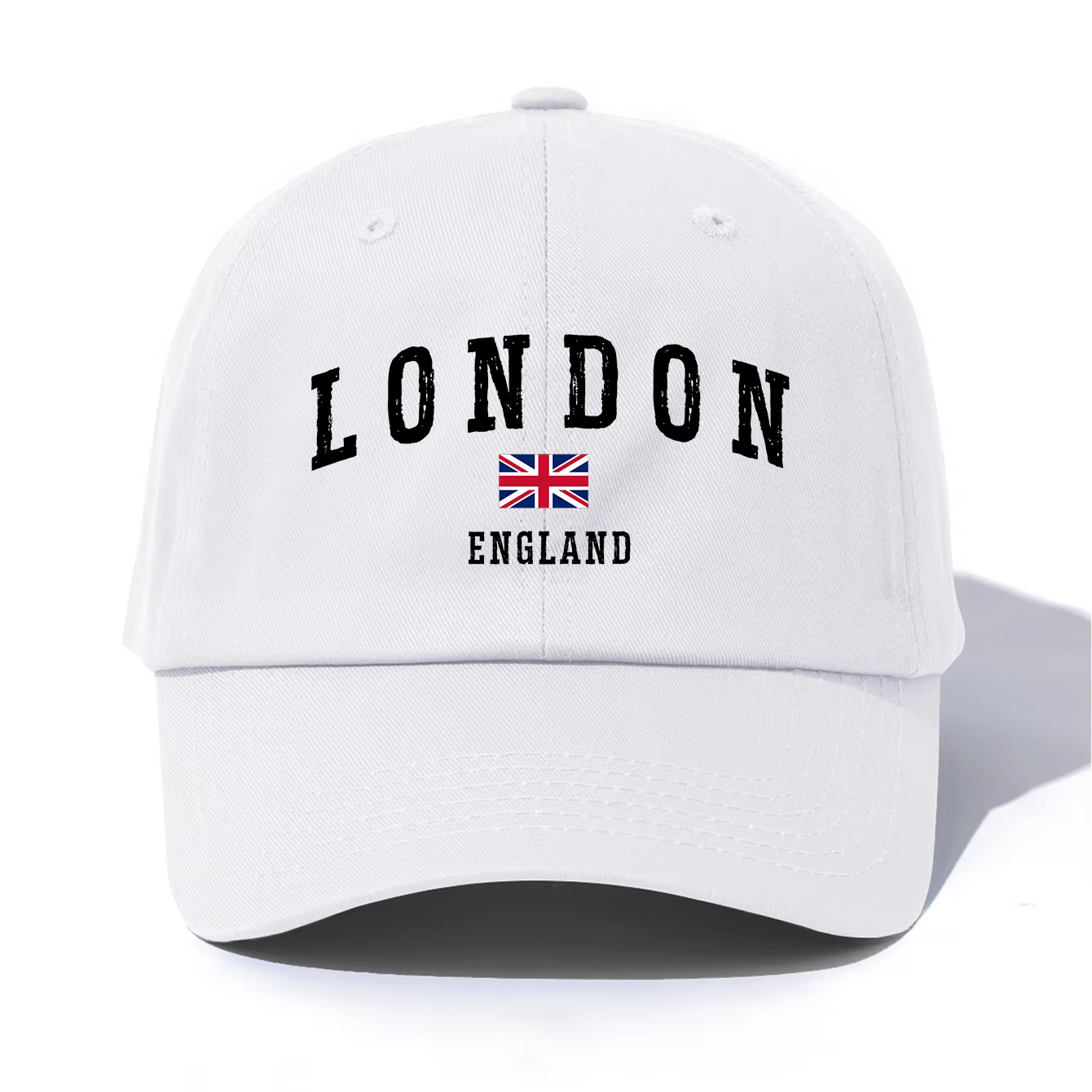 Casquette de Baseball imprimée LONDON pour adultes, chapeau de papa réglable et doux, Style rétro mi