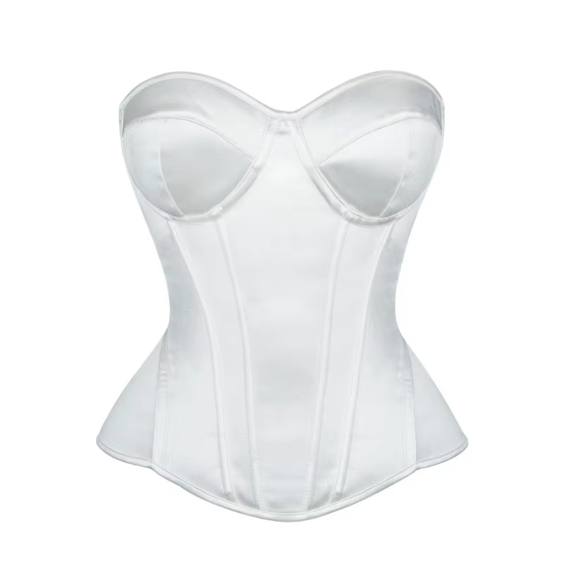 Body sculptant invisible blanc pur, sous-vêtement pour robe de mariée, gaine amincissante, enveloppe