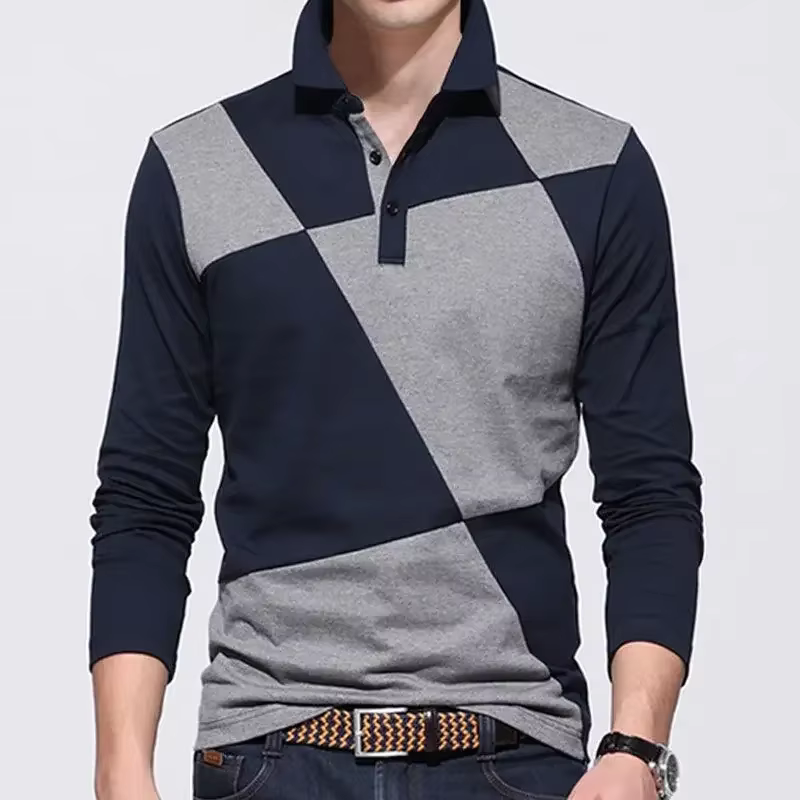 Sweat-shirt homme nouveaux pulls 100 ℅   Polo en coton t-shirt pour hommes tendances de la mode 2025