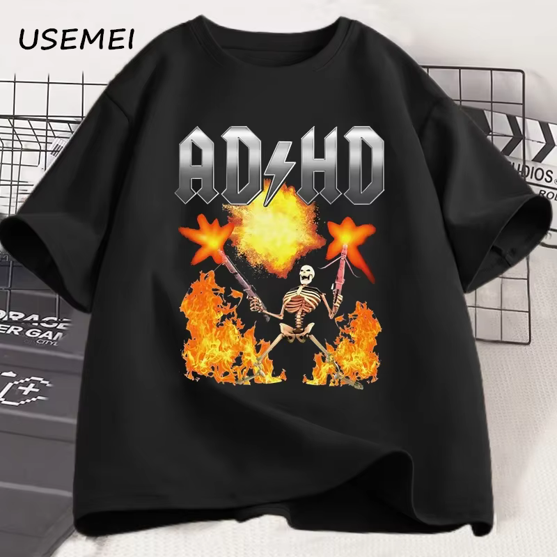 T-Shirt graphique drôle pour hommes et femmes, T-Shirt de sensibilisation à la santé mentale, hauts 