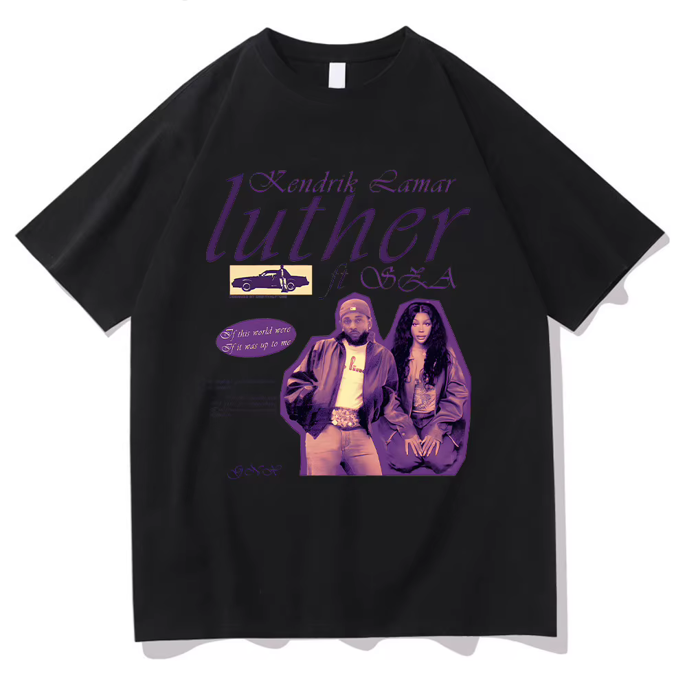 SZA Kendrick Lamar t-shirt Luther nouvel Album T-shirts hommes femmes Harajuku Vintage unisexe coton