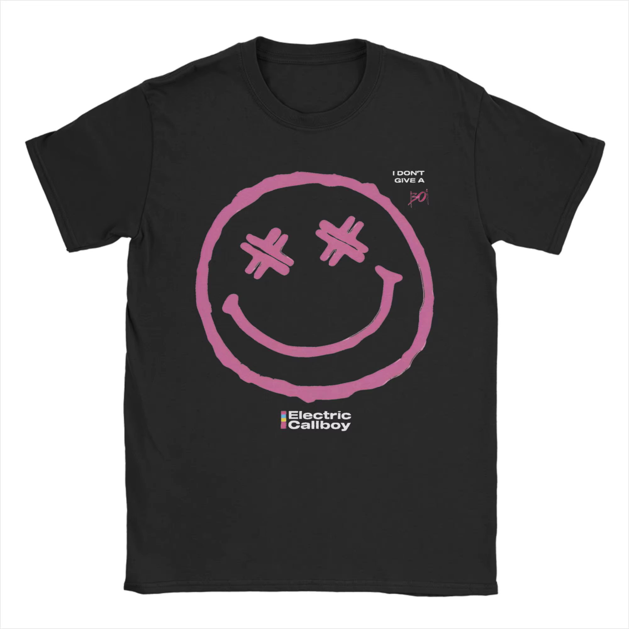 Callboy électrique Fuckboi sourire T-Shirt hommes femmes 100% coton drôle T-Shirt col rond T-Shirt à