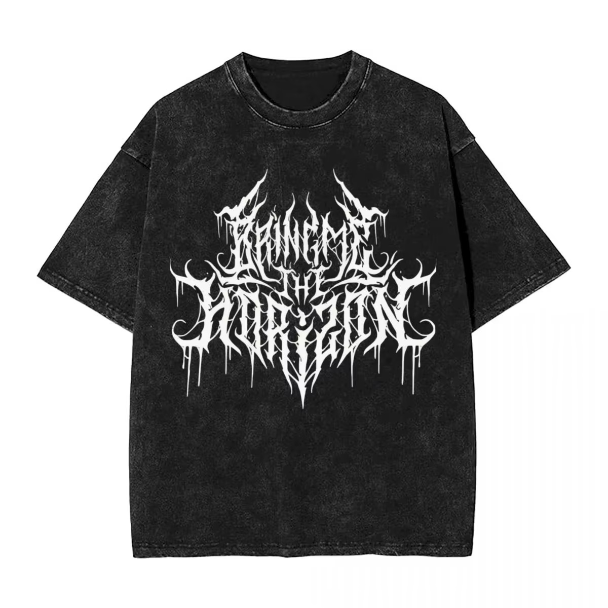 BMTH Bring Me The Horizons Logo T-shirt pour homme, Économie brutaux, Économie vintage, Graphique te