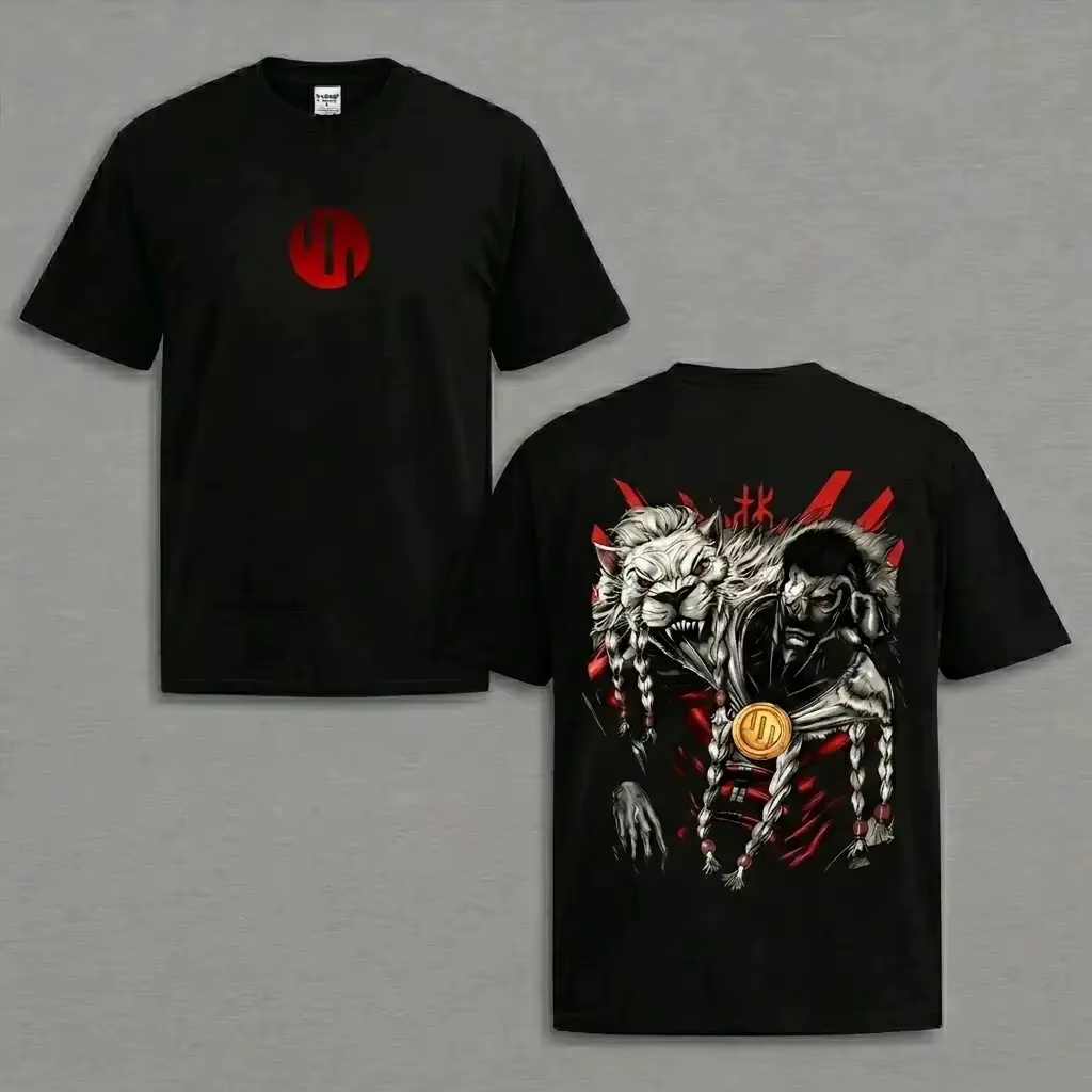 Nouveau T-shirt unisexe 100 % coton avec motif Grand Roi Thragg Invincible 2026, T-shirt oversize co